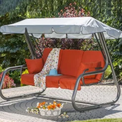 Huśtawka ogrodowa z moskitierą Venezia PATIO