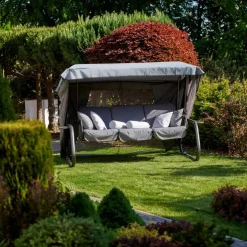 Huśtawka ogrodowa z moskitierą Venezia Lux PATIO