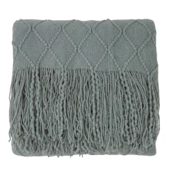 Koc z frędzlami Alpaca 127 cm x 152 cm MYHOME
