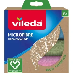 Komplet ściereczek z mikrofibry Recycled 3 szt. VILEDA