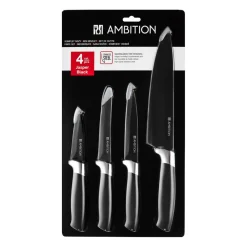 Komplet noży Jasper Black 4-elementowy AMBITION