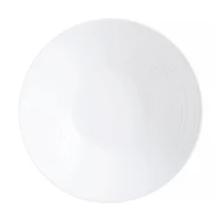 Komplet obiadowy Harena 18-elementowy biało-czarny LUMINARC