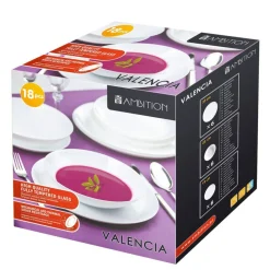 Komplet obiadowy Valencia 18-elementowy AMBITION