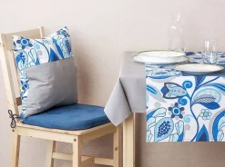 Komplet 2 podkładek na stół Blue Flowers 30 cm x 40 cm PATIO