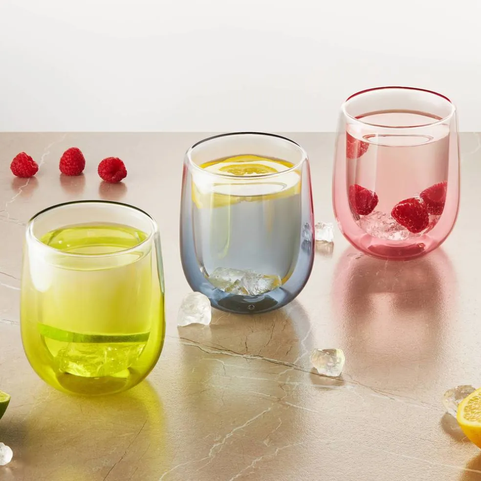 Komplet 2 szklanek termicznych Ombre 350 ml AMBITION