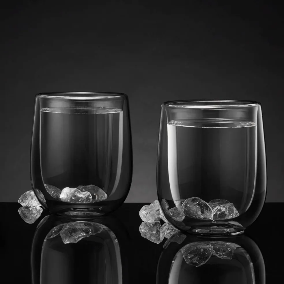 Komplet 2 szklanek termicznych Ombre 350 ml AMBITION