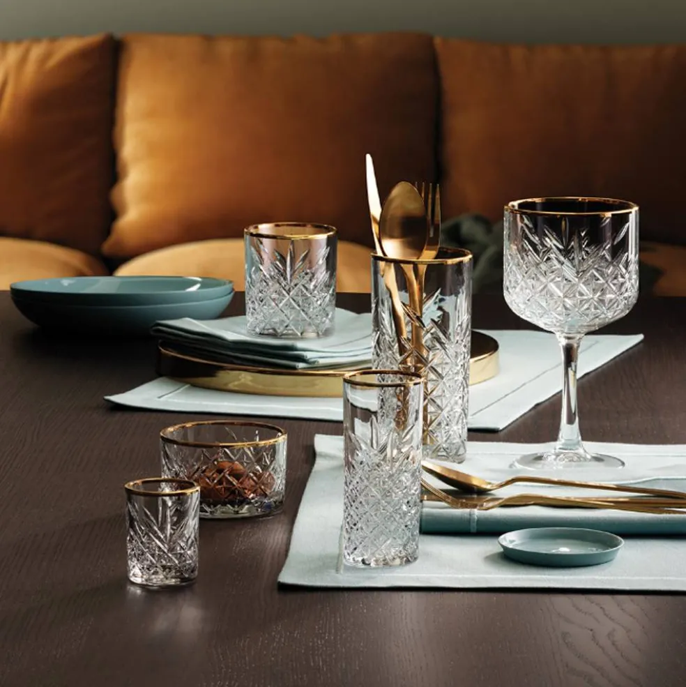 Komplet 4 szklanek Timeless Gold PASABAHCE