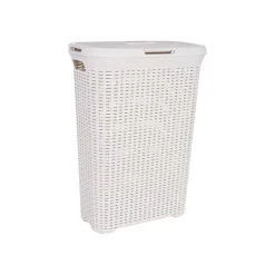 Kosz na pranie Rattan Style kremowy CURVER