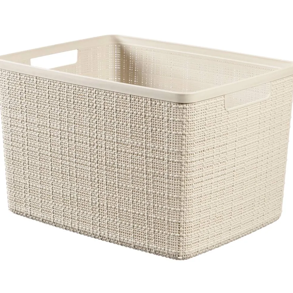 Koszyk prostokątny Jute L 36 x 28 x 23 cm CURVER
