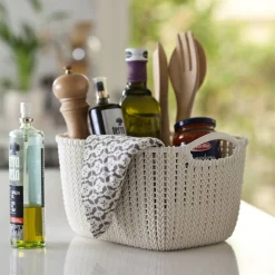 Koszyk prostokątny Knit S 30 x 22 cm CURVER