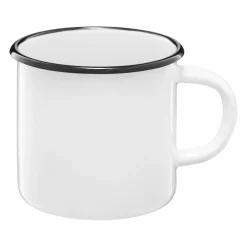 Kubek emaliowany 11 cm 1 l Indukcja kremowy EMALIA OLKUSZ