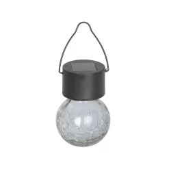Lampa ogrodowa solarna 6 cm wisząca kula PATIO