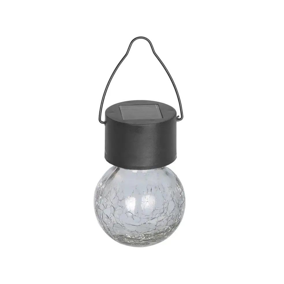 Lampa ogrodowa solarna 6 cm wisząca kula PATIO
