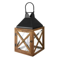 Lampion dekoracyjny Dark Wood MY HOME