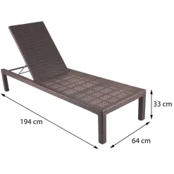 Leżak ogrodowy Pierre PATIO