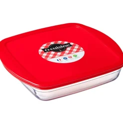 Naczynie żaroodporne z plastikową pokrywą C'N'S OCUISINE