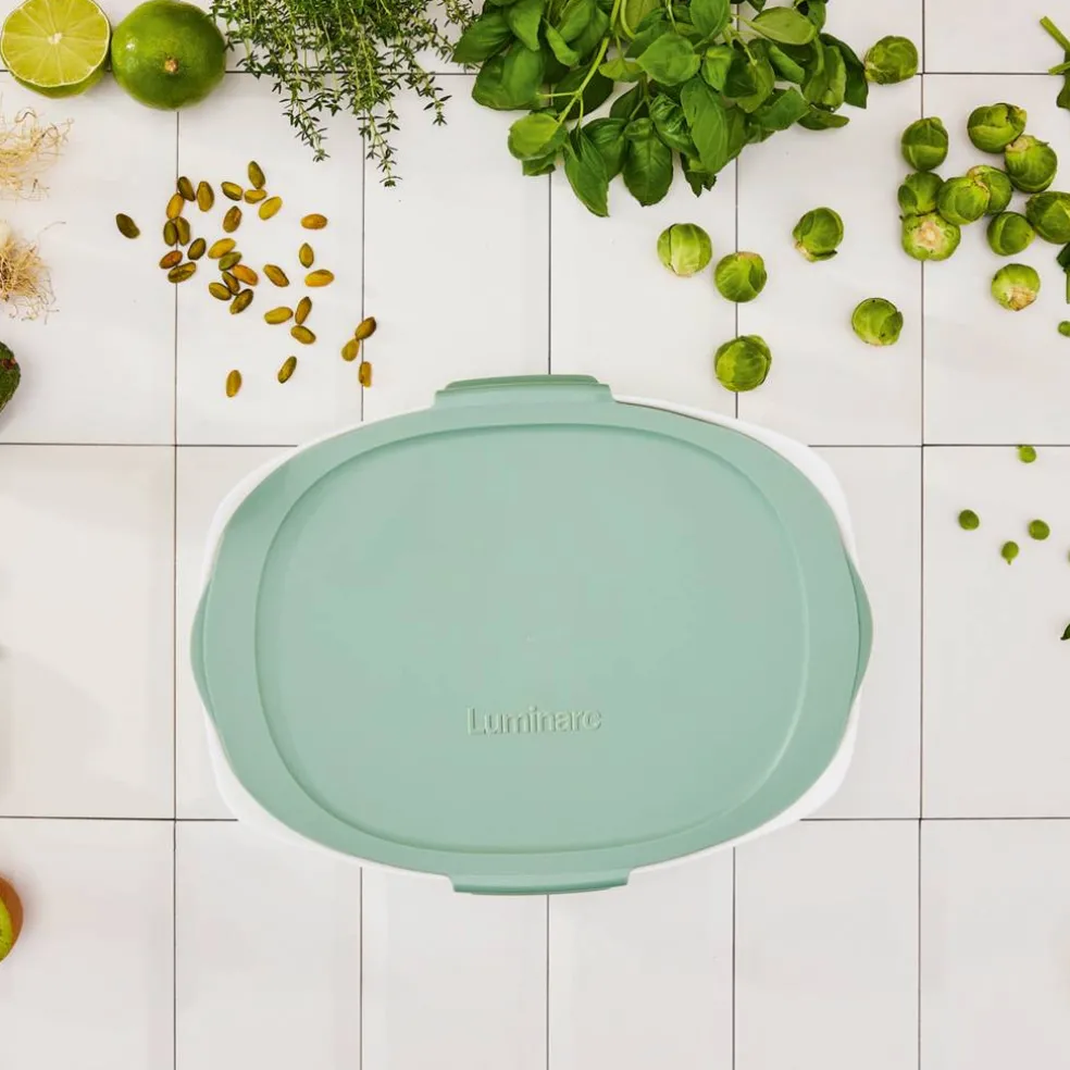 Naczynie żaroodporne z pokrywką Smart Cuisine Carine 34 x 25 cm LUMINARC