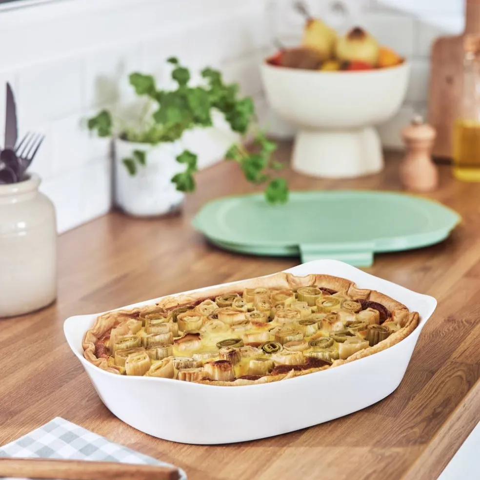 Naczynie żaroodporne z pokrywką Smart Cuisine Carine 34 x 25 cm LUMINARC
