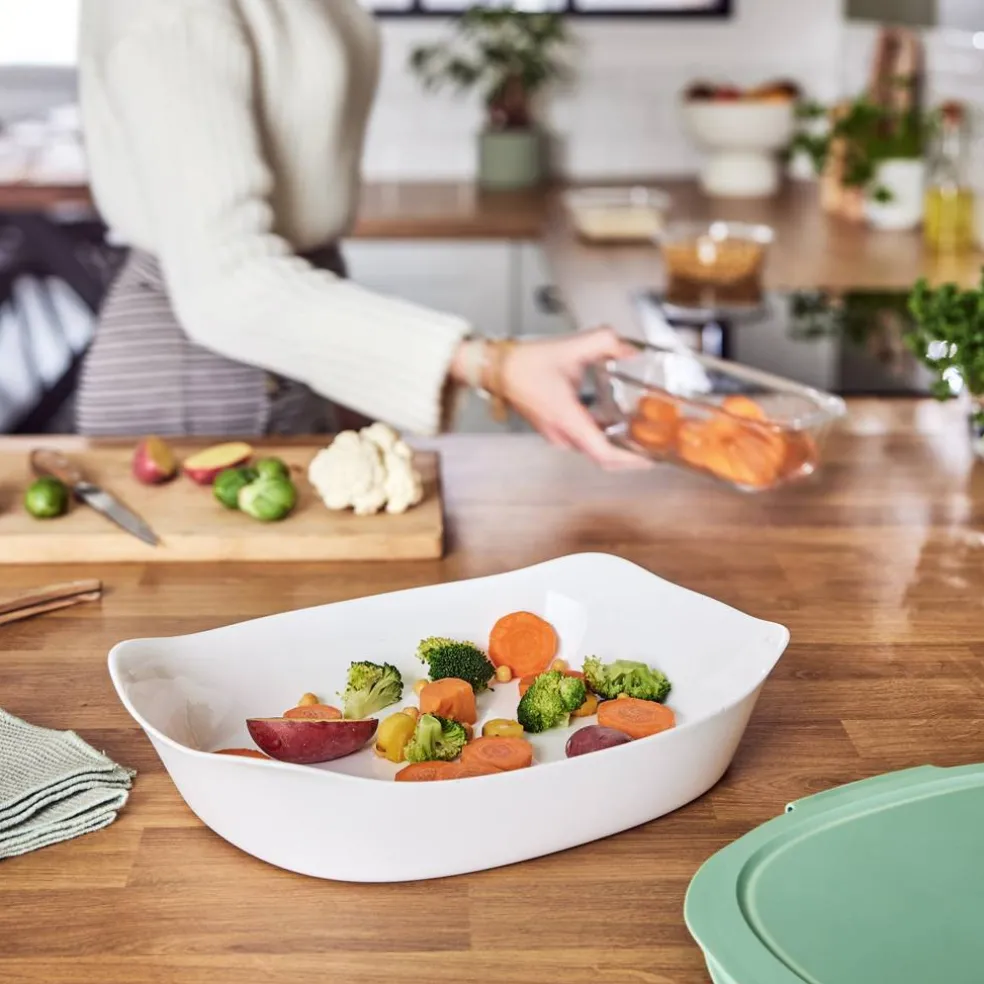 Naczynie żaroodporne z pokrywką Smart Cuisine Carine 34 x 25 cm LUMINARC