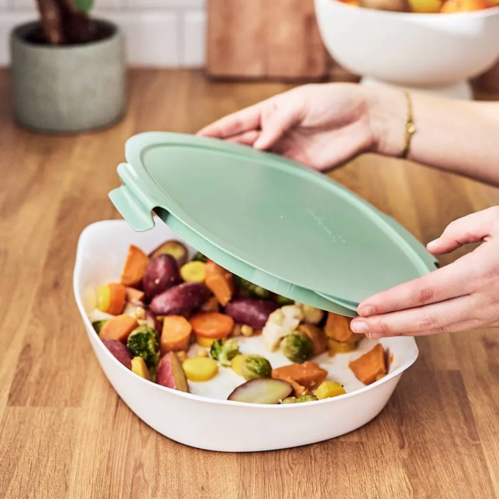 Naczynie żaroodporne z pokrywką Smart Cuisine Carine 34 x 25 cm LUMINARC