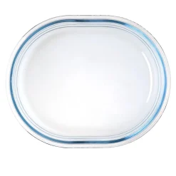 Naczynie żaroodporne z rantem 25 x 20 x 6 cm owalne OCUISINE