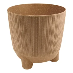 Osłonka do kwiatów Ryfo N ECO Wood 19,5 cm PROSPERPLAST