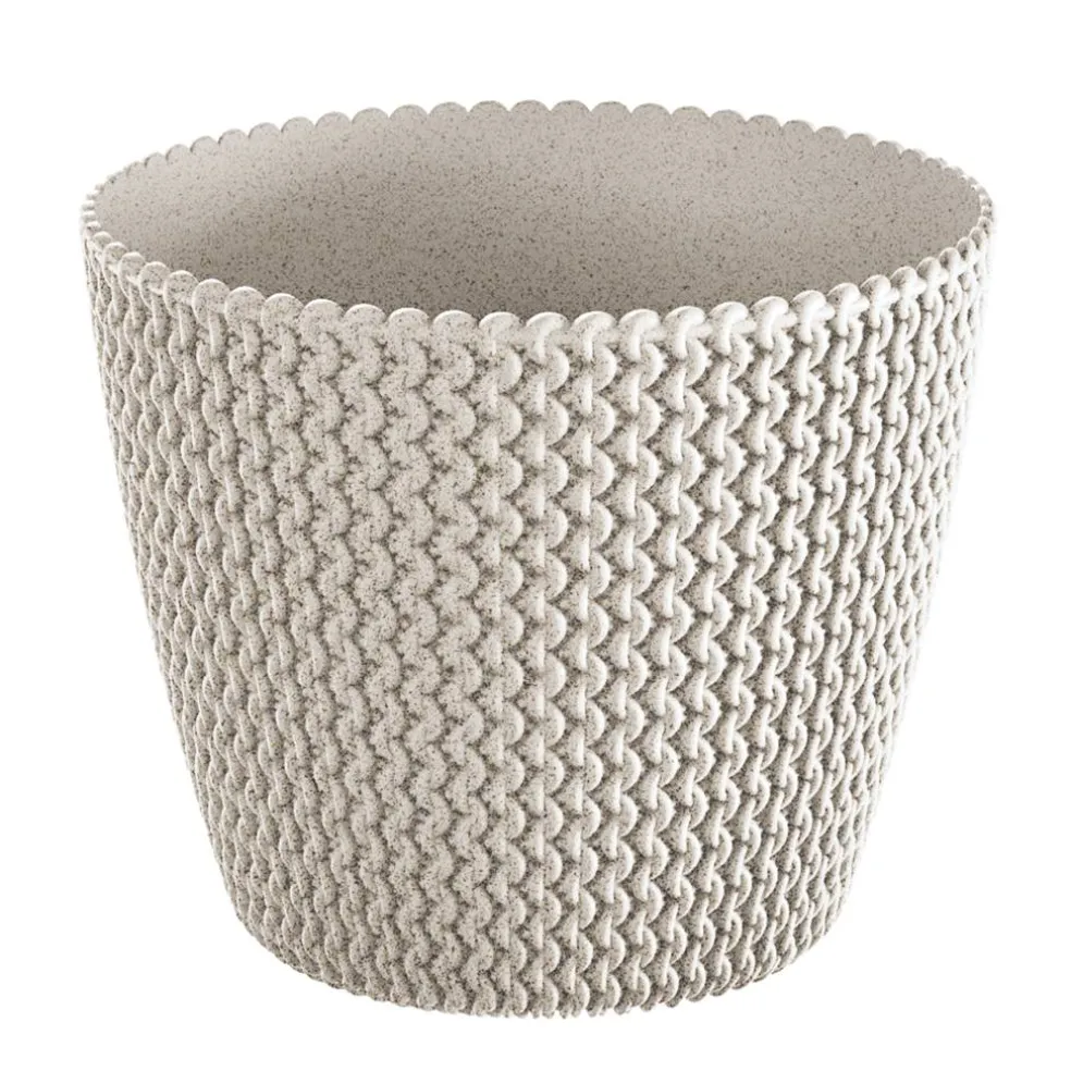 Osłonka na kwiaty Splofy Eco Wood 26 cm PROSPERPLAST