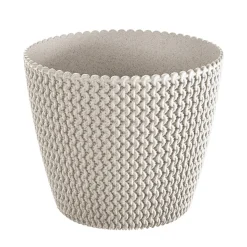 Osłonka na kwiaty Splofy Eco Wood 22 cm PROSPERPLAST