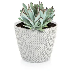 Osłonka na kwiaty Splofy Eco Wood 22 cm PROSPERPLAST