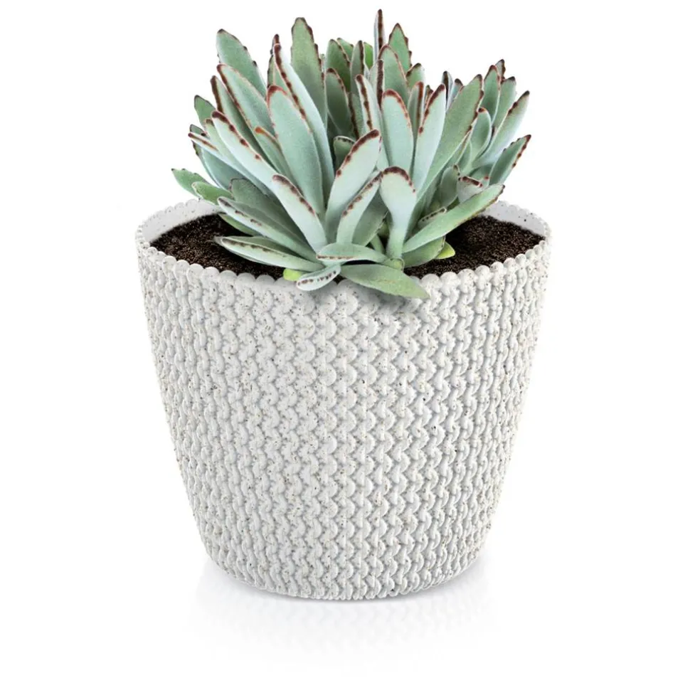 Osłonka na kwiaty Splofy Eco Wood 22 cm PROSPERPLAST