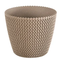 Osłonka na kwiaty Splofy Eco Wood 26 cm PROSPERPLAST