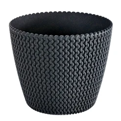 Osłonka na kwiaty Splofy Eco Wood 26 cm PROSPERPLAST