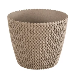 Osłonka na kwiaty Splofy Eco Wood 22 cm PROSPERPLAST