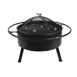 Palenisko ogrodowe z rusztem i pokrywą 82 cm PATIO