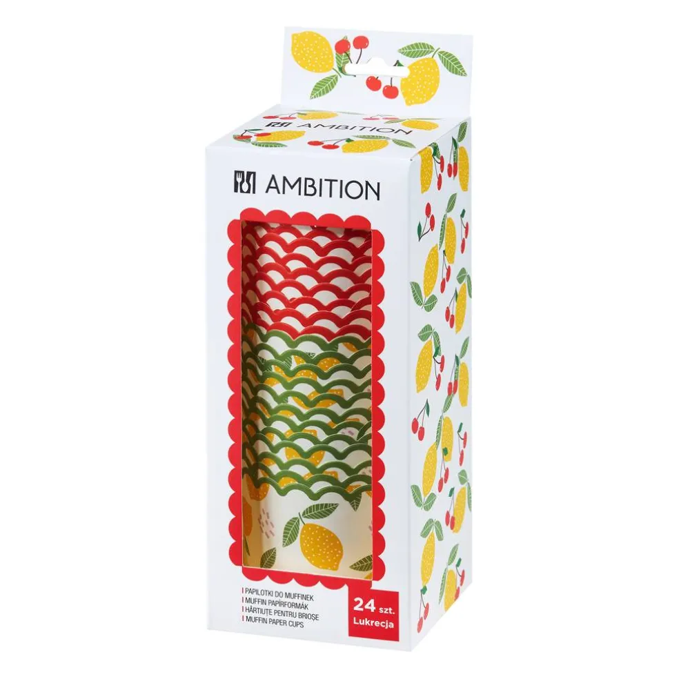 Papilotki do muffinek Lukrecja 24 szt. AMBITION