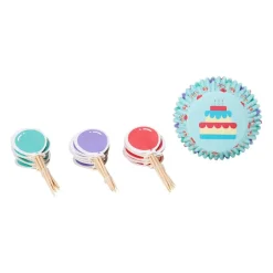 Papilotki do muffinek z toperami Lukrecja 24 szt. AMBITION