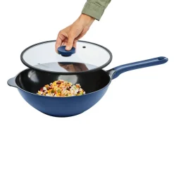 Patelnia wok Cobalt 30 cm AMBITION