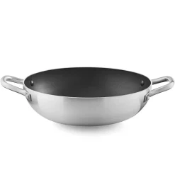 Patelnia wok z dwoma uchwytami Essential Quest 28 cm AMBITION