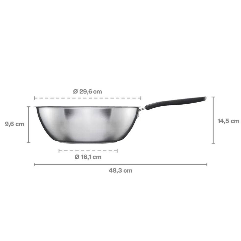 Patelnia wok z powłoką Ceratec™ Functional Form 28 cm FISKARS