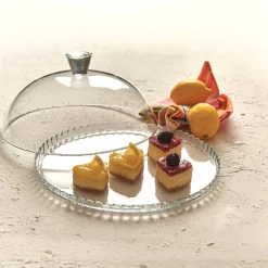 Patera na ciasto z kloszem Patisserie 32 cm PASABAHCE