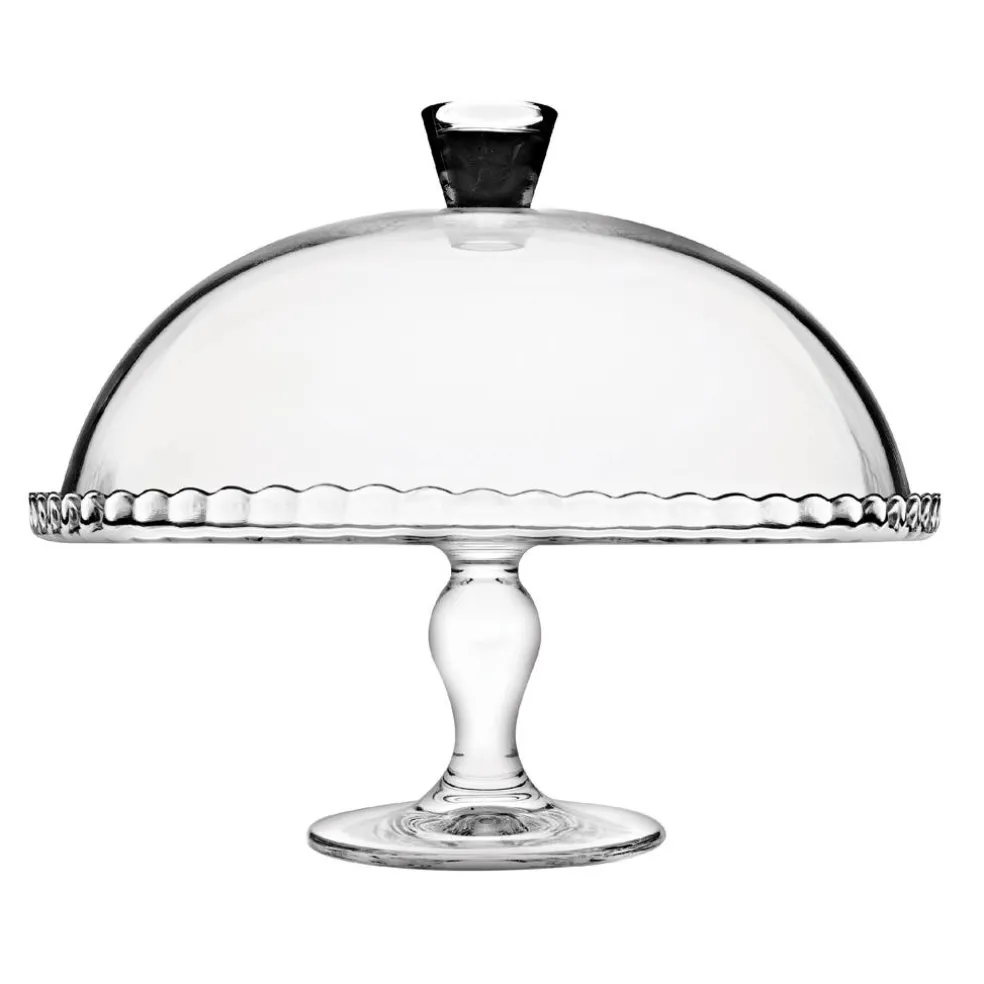 Patera na nóżce z kloszem Patisserie 32 cm PASABAHCE (74817)
