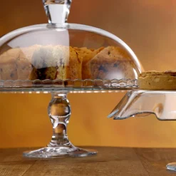 Patera na nóżce z kloszem Patisserie 32 cm PASABAHCE (74817)