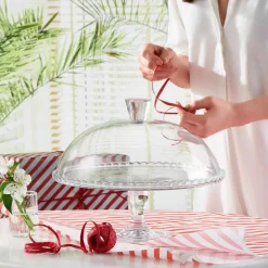 Patera na nóżce z kloszem Patisserie 32 cm PASABAHCE (74817)