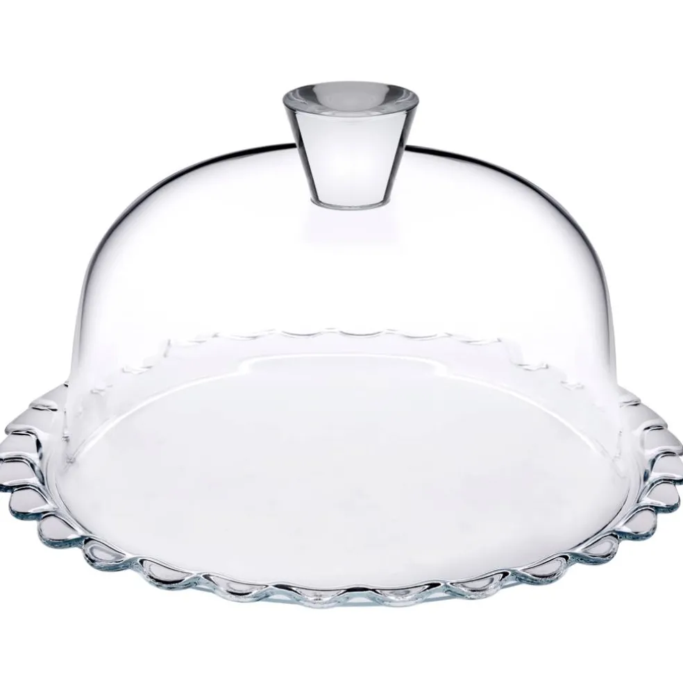 Patera z kloszem Patisserie 24 cm PASABAHCE