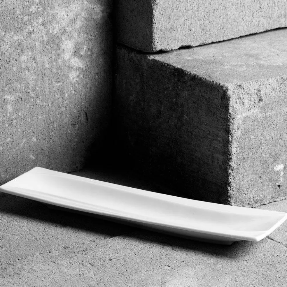 Półmisek Salsa Relief biały AMBITION