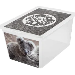 Pojemnik do przechowywania Box Deco Zwierzęta 30 l BRANQ