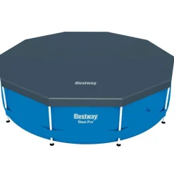 Przykrycie na basen stelażowy Steel Pro okrągłe BESTWAY