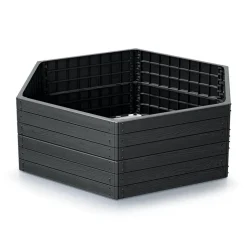 Rabata ogrodowa Base Woody 148x129x25 cm PROSPERPLAST