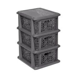 Regał z 3 koszykami Bamboo BRANQ