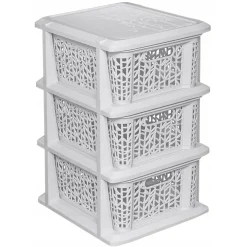 Regał z 3 koszykami Bamboo BRANQ